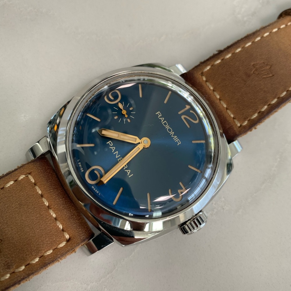 Panerai Radiomir 1940 47mm Blue Dial of 500  Ref: PAM 690 Full Set